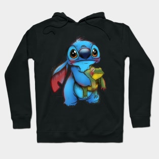 Scared little Stitch Hoodie